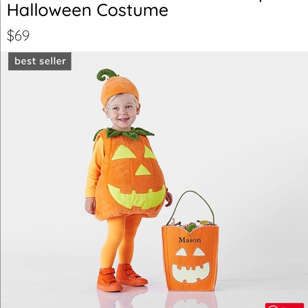Pottery Barn Kids Pumpkin Costume
